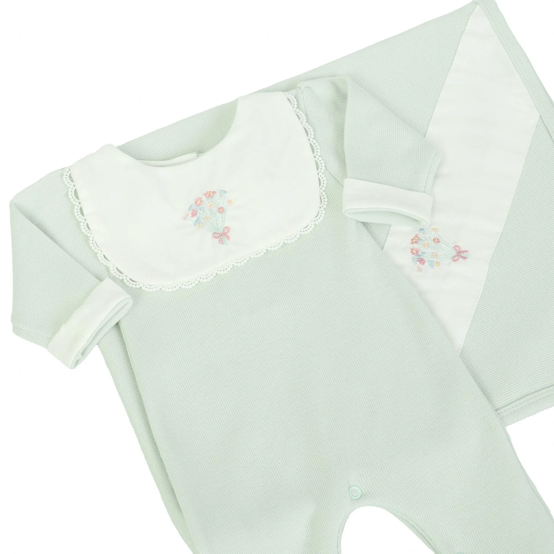 saída maternidade doce primavera verde malva 5