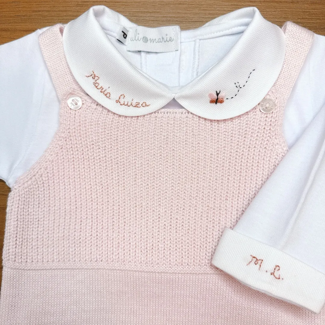 body borboleta bordado a mão para bebê menina1