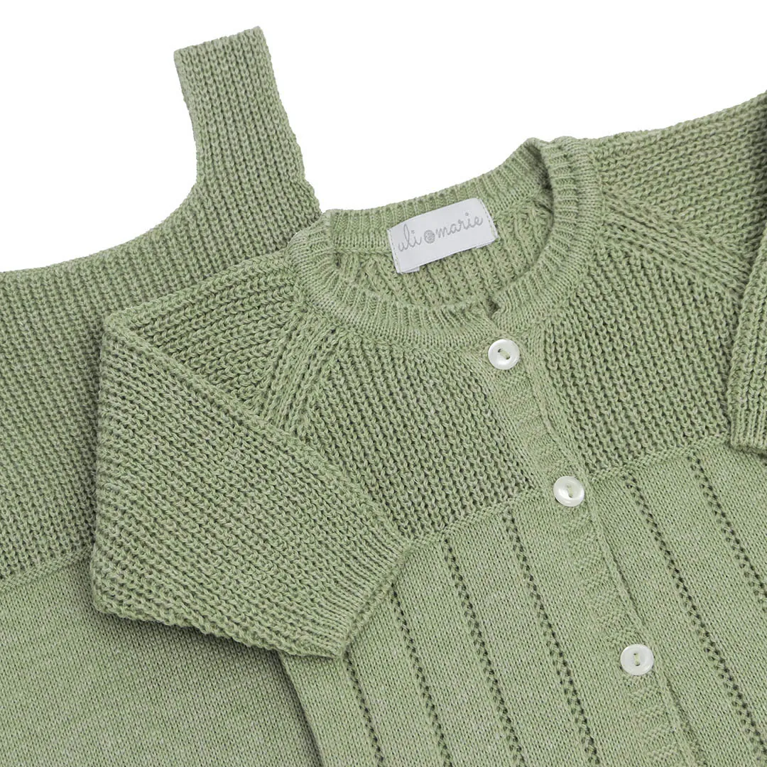 jardineira e casaquinho bambu verde folha 3