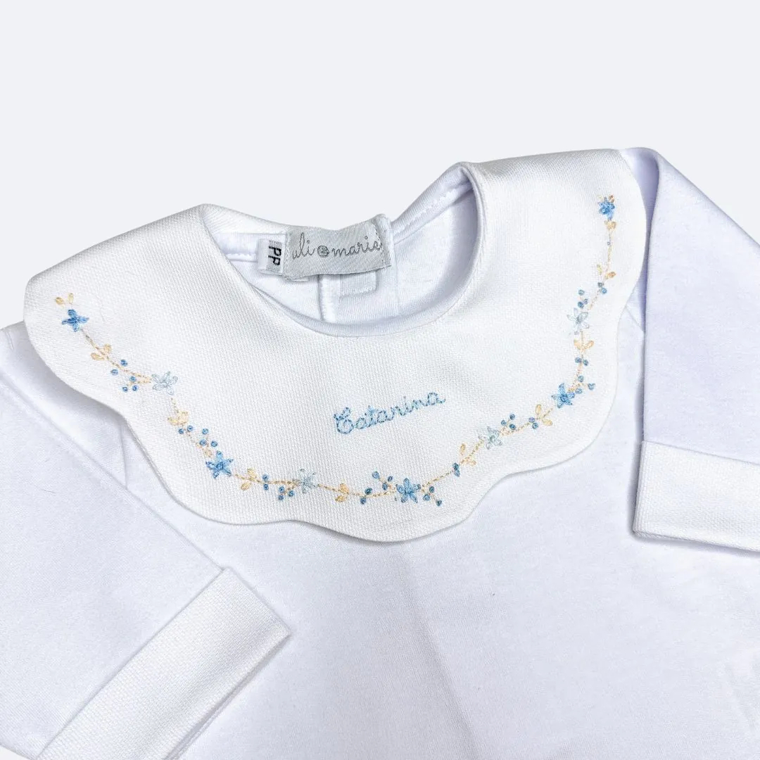 Saída Maternidade Encanto azul bebê - 3 peças - Imagem 10