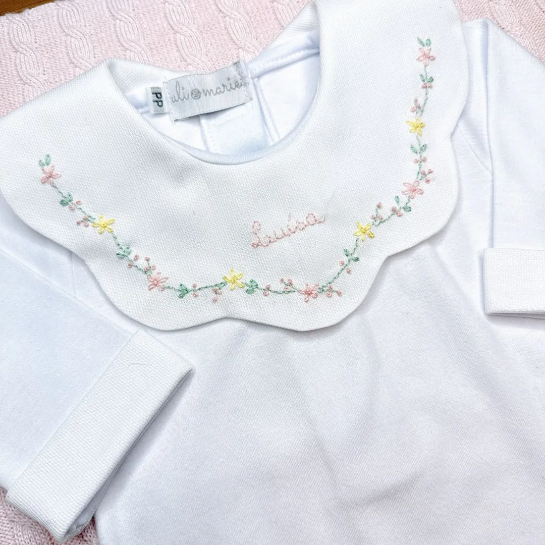 Body Personalizado Encanto amarelo e rosa bebê - 1 peça - Imagem 2