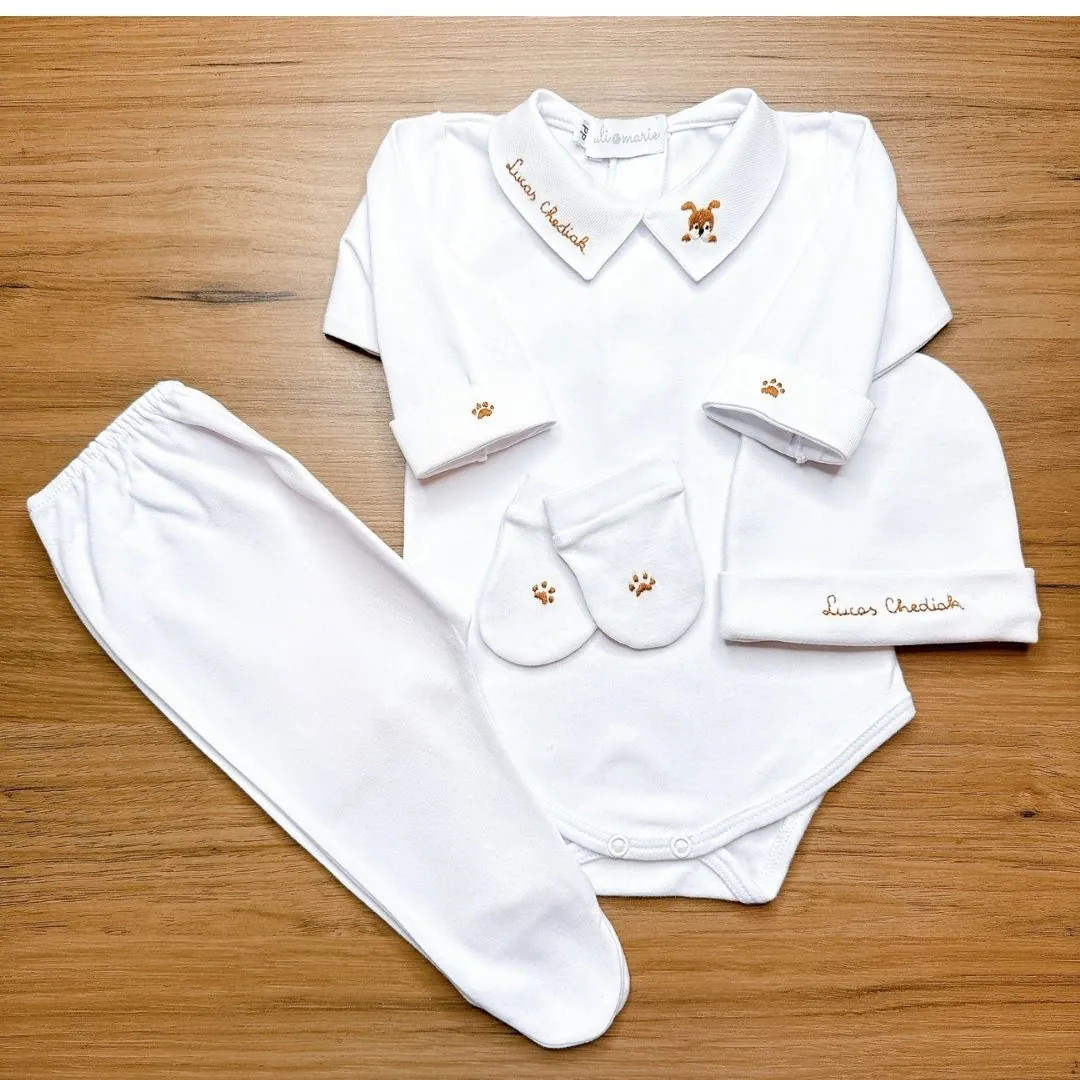 Kit Maternidade Dog personalizado - 4 peças - Imagem 2