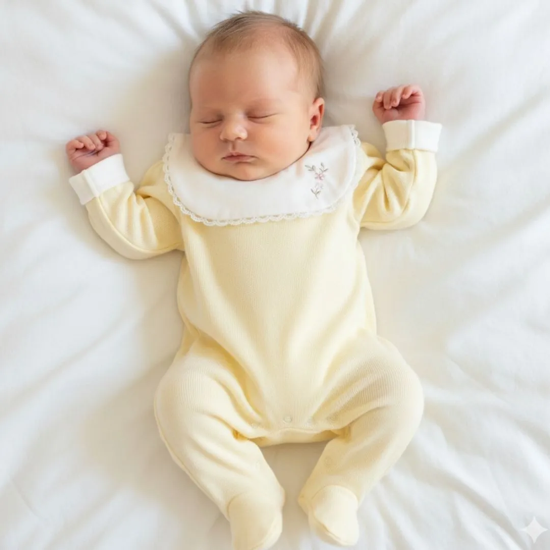 Macacão Carol amarelo bebê - Imagem 2