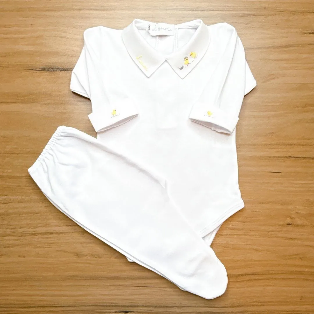 Kit Maternidade Pintinhos personalizado - 2 peças - Imagem 2