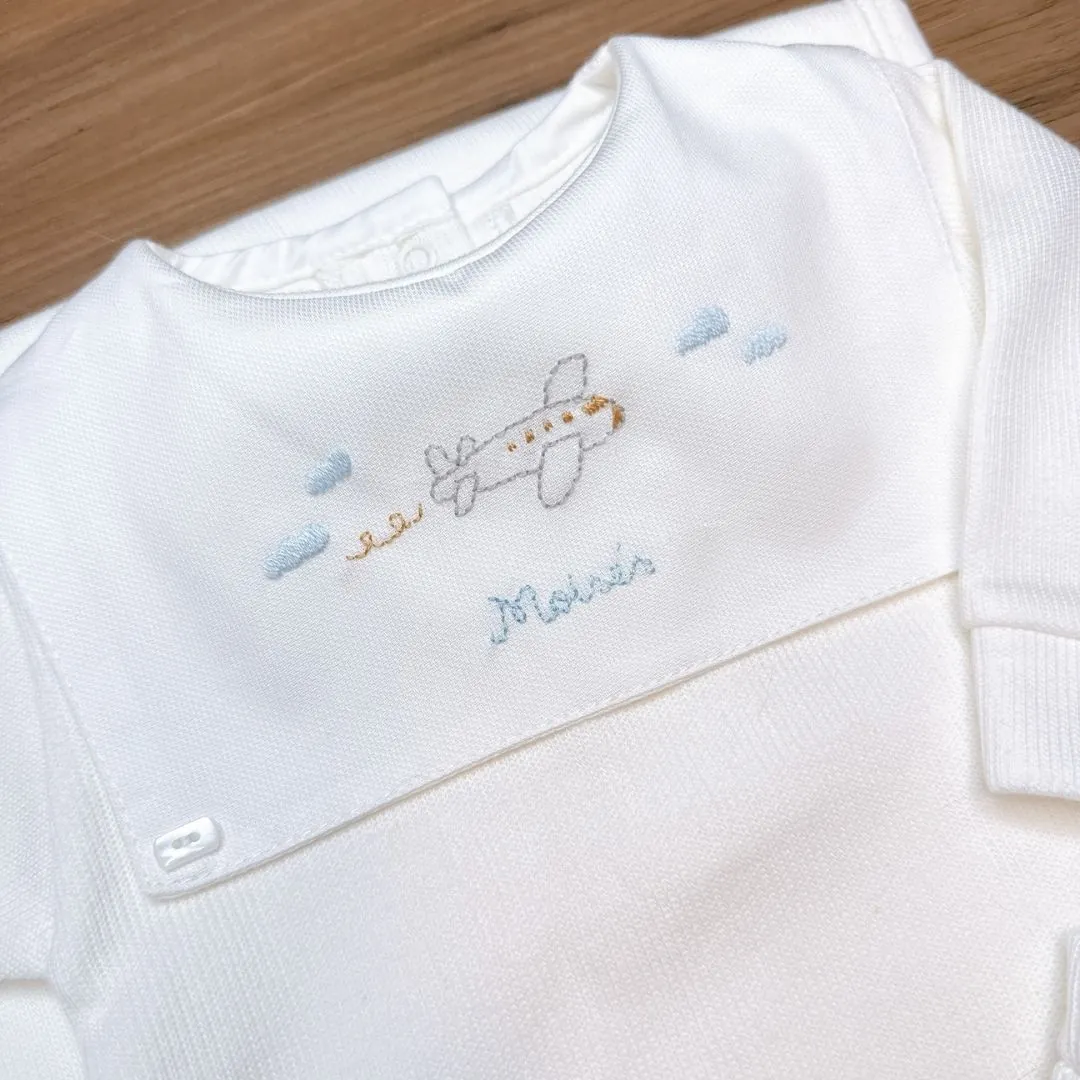 Saída Maternidade Avião - 4 peças - Imagem 7