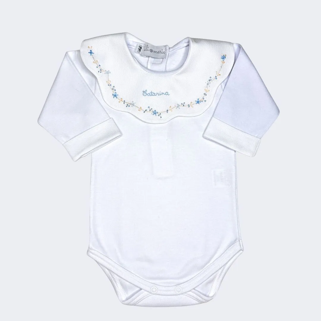 Saída Maternidade Encanto azul bebê - 3 peças - Imagem 9