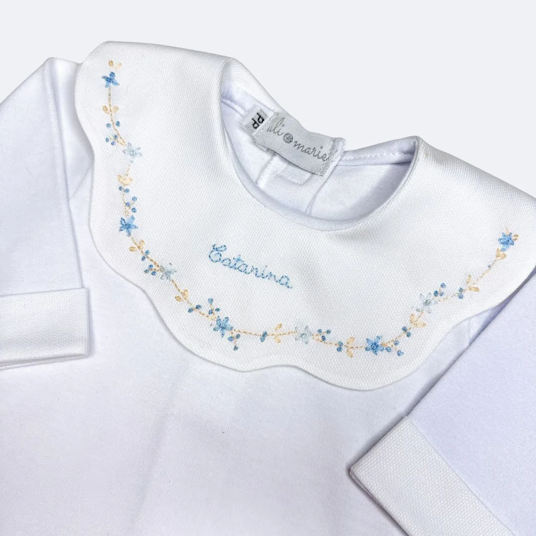 Saída Maternidade Encanto azul bebê - 3 peças - Imagem 11