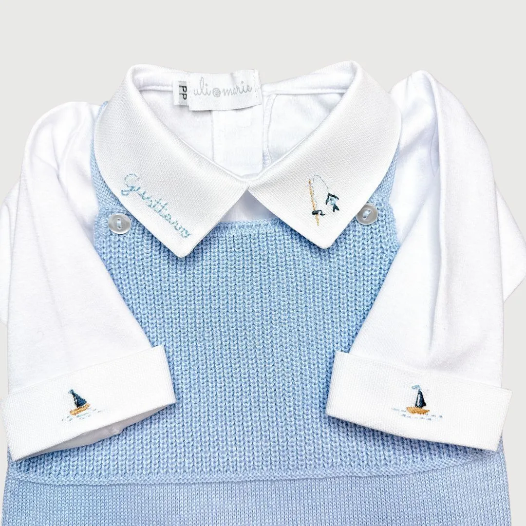 Jardineira e body Pescaria- 2 peças - Imagem 6