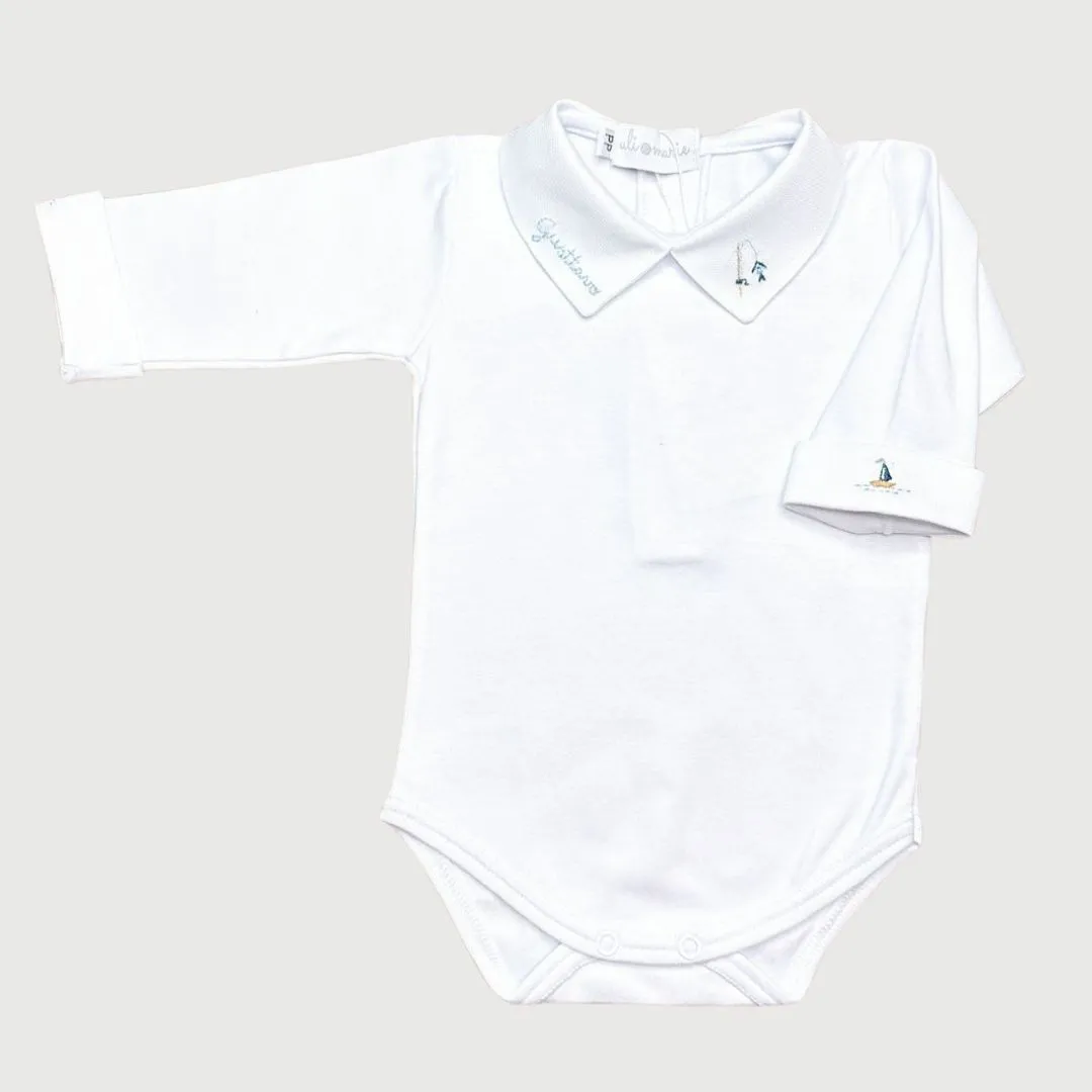 Jardineira e body Pescaria- 2 peças - Imagem 7