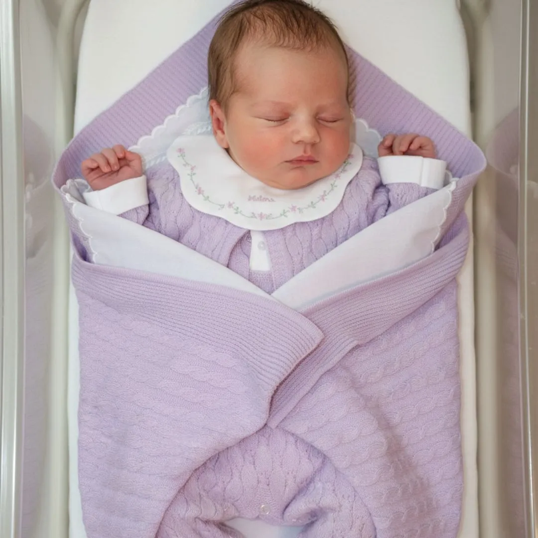 Jardineira e casaquinho Julieta Lilás- 2 peças - Imagem 2