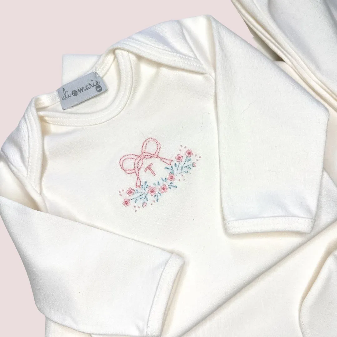 Kit Maternidade em Algodão Egípcio Personalizado Menina - 5 peças - Imagem 14