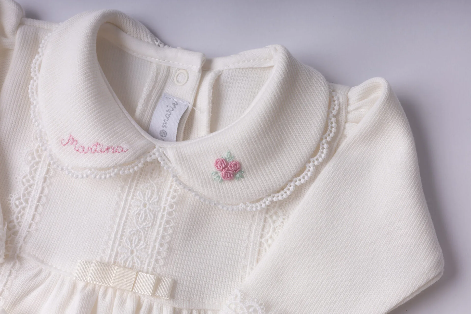 Kit Maternidade Cecília Personalizado off-white - 3 peças - Imagem 5