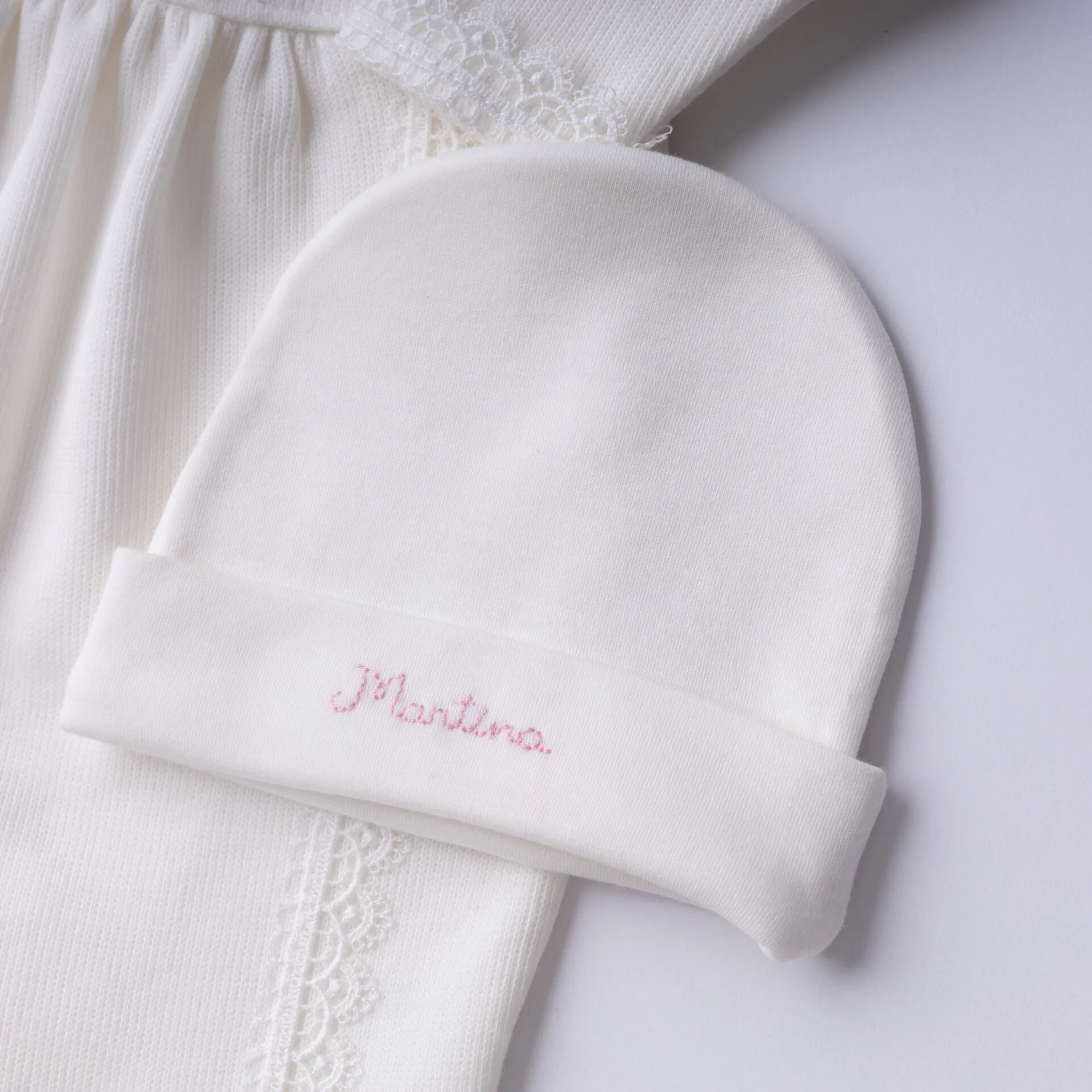 Kit Maternidade Cecília Personalizado off-white - 3 peças - Imagem 16